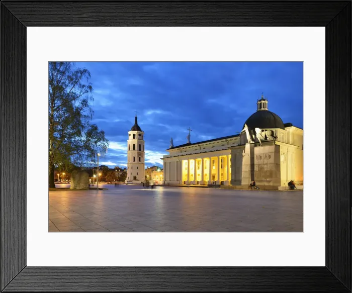 Framed Print : The Cathedral of St. Stanislav and St. Vladislav with the bell tower Framed Print : The Cathedral of St. Stanislav and St. Vladislav with the bell tower