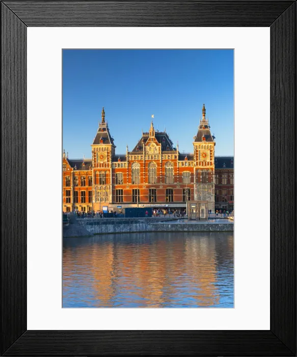 Framed Print : Central Station, Amsterdam, Netherlands Framed Print : Central Station, Amsterdam, Netherlands