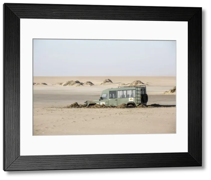 Framed Print : Offroad on the Namib desert dunes, Namibia, Africa Framed Print : Offroad on the Namib desert dunes, Namibia, Africa