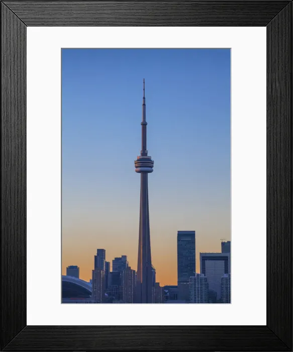 Framed Print : Canada, Ontario, Toronto, View of CN Tower and city skyline Framed Print : Canada, Ontario, Toronto, View of CN Tower and city skyline