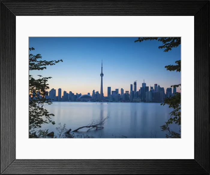 Framed Print : Canada, Ontario, Toronto, View of CN Tower and city skyline Framed Print : Canada, Ontario, Toronto, View of CN Tower and city skyline