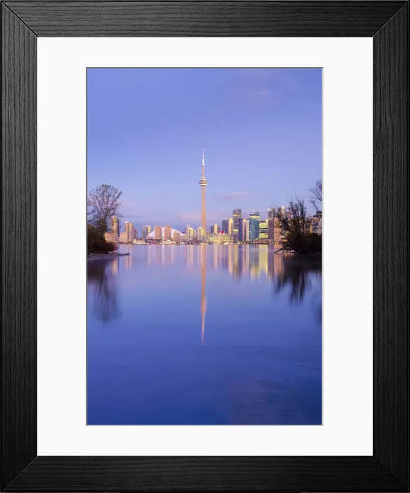 Framed Print : Canada, Ontario, Toronto, CN Tower and Downtown Skyline from Toronto Island Framed Print : Canada, Ontario, Toronto, CN Tower and Downtown Skyline from Toronto Island