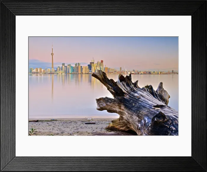 Framed Print : Canada, Ontario, Toronto, CN Tower and Downtown Skyline from Toronto Island Framed Print : Canada, Ontario, Toronto, CN Tower and Downtown Skyline from Toronto Island
