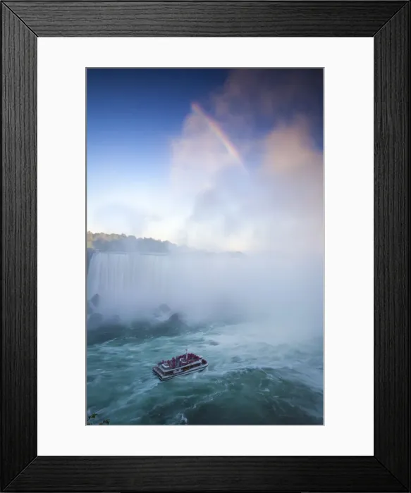 Framed Print : Canada and USA, Ontario and New York State, Niagara, Niagara Falls, Hornblower Framed Print : Canada and USA, Ontario and New York State, Niagara, Niagara Falls, Hornblower