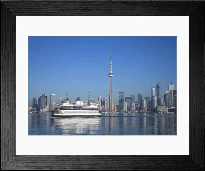 Framed Print : Canada, Ontario, Toronto, View of CN Tower and city skyline Framed Print : Canada, Ontario, Toronto, View of CN Tower and city skyline