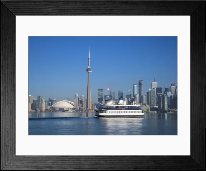 Framed Print : Canada, Ontario, Toronto, View of CN Tower and city skyline Framed Print : Canada, Ontario, Toronto, View of CN Tower and city skyline