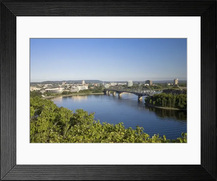 Framed Print : Ottawa River, Gatineau Town, Ottawa, Ontario / Quebec, Canada Framed Print : Ottawa River, Gatineau Town, Ottawa, Ontario / Quebec, Canada