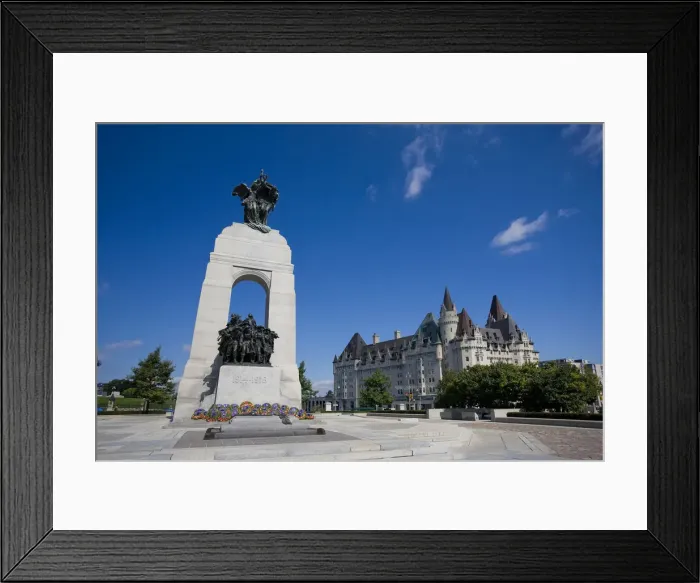 Framed Print : National War Memorial & Fairmont Chateau Laurier Hotel, Ottawa, Ontario, Canada Framed Print : National War Memorial & Fairmont Chateau Laurier Hotel, Ottawa, Ontario, Canada