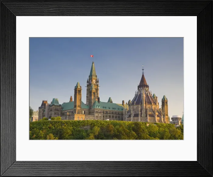 Framed Print : Parliament Hill and Ottawa River, Ottawa, Ontario, Canada Framed Print : Parliament Hill and Ottawa River, Ottawa, Ontario, Canada