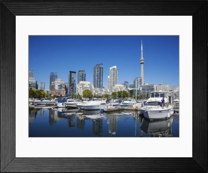 Framed Print : Canada, Ontario, Toronto, Marina Quay West