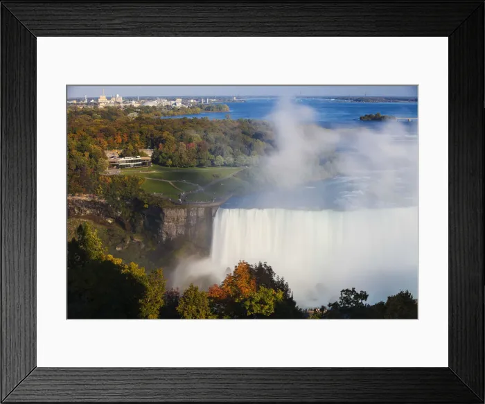 Framed Print : Canada and USA, Ontario and New York State, Niagara, Niagara Falls, View of Horseshoe Framed Print : Canada and USA, Ontario and New York State, Niagara, Niagara Falls, View of Horseshoe