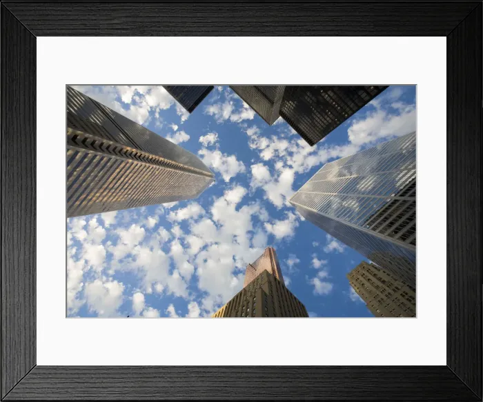 Framed Print : Skyscrapers, downtown Toronto, Ontario, Canada
