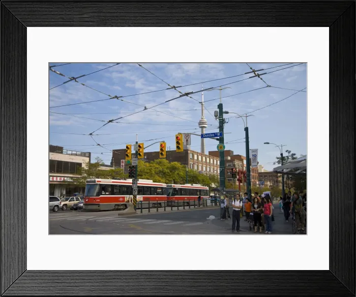 Framed Print : Tram, Chinatown, Toronto, Ontario, Canada Framed Print : Tram, Chinatown, Toronto, Ontario, Canada