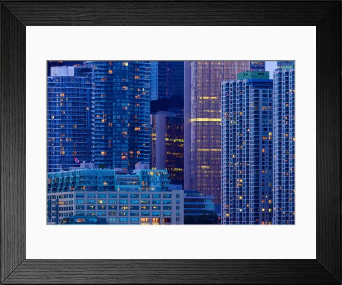 Framed Print : Canada, Ontario, Toronto, CN Tower and Downtown Skyline