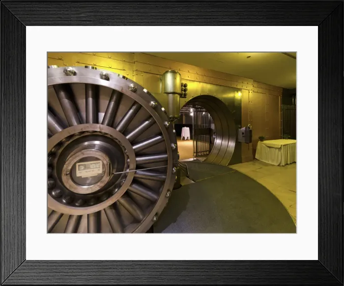 Framed Print : Canada, Ontario, Toronto, One King West Hotel, former vault of the Dominion Bank