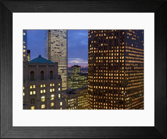 Framed Print : Canada, Ontario, Toronto, Downtown Financial District Framed Print : Canada, Ontario, Toronto, Downtown Financial District