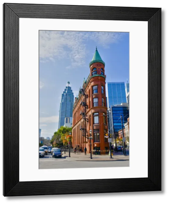 Framed Print : Canada, Ontario, Toronto, Flatiron Building, officially Gooderham Building, Brookfield Framed Print : Canada, Ontario, Toronto, Flatiron Building, officially Gooderham Building, Brookfield