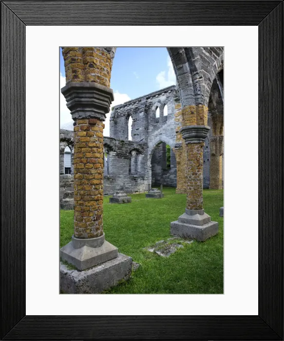 Framed Print : Bermuda, South Coast, St. Georges Parish, Unfinished Church