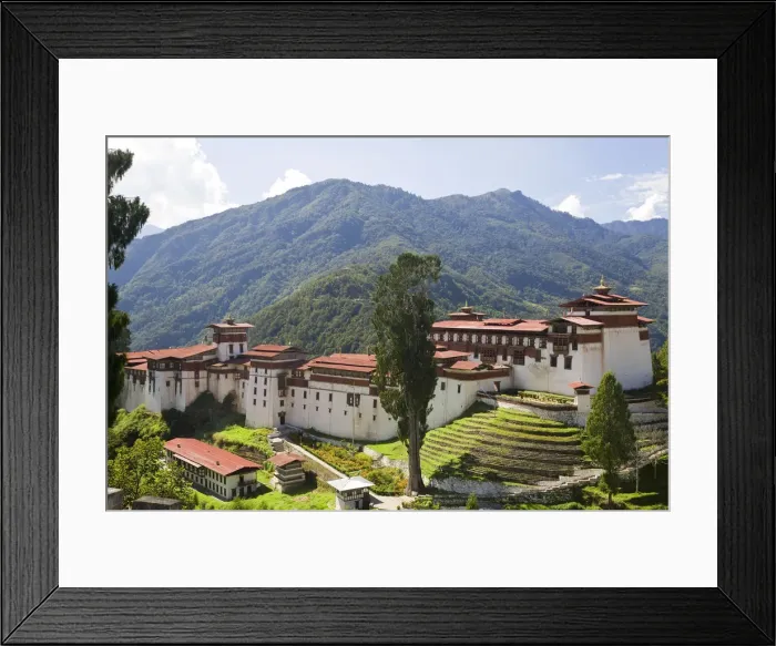 Framed Print : Trongsa Dzong or monastery, Trongsa, Bhutan Framed Print : Trongsa Dzong or monastery, Trongsa, Bhutan