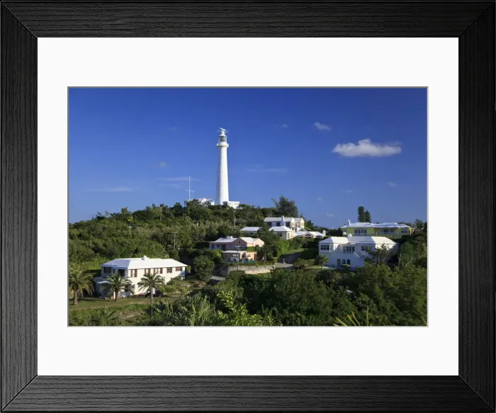 Framed Print : Bermuda, Southampton Parish, Gibbs Hill lighthouse