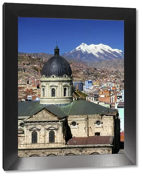 Metropolitan Cathedral, Main Cathedral, Mount Illimani, La Paz, Bolivia