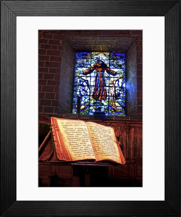 Framed Print : Iglesia de San Francisco, Interior, 18th Century, Stained Glass Window, Historical Framed Print : Iglesia de San Francisco, Interior, 18th Century, Stained Glass Window, Historical