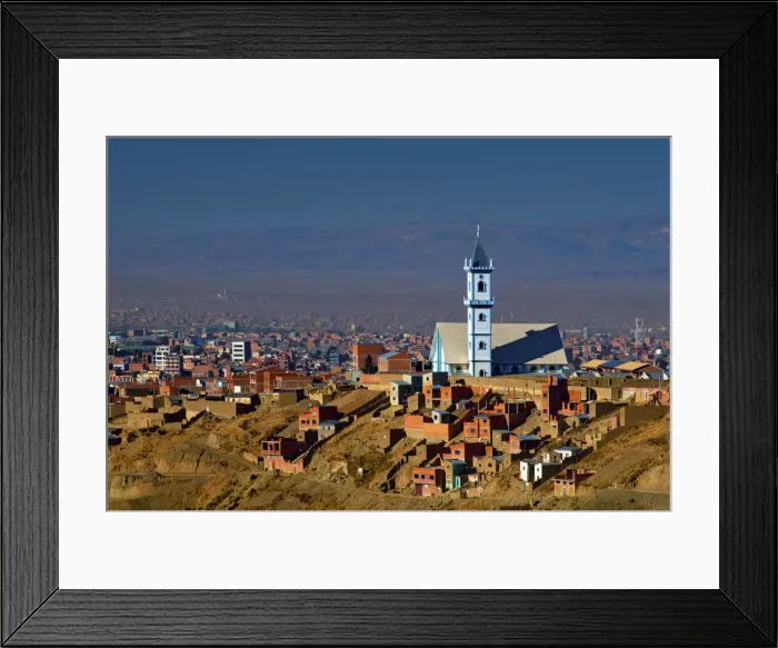Framed Print : Altiplano, Christian Church, El Alto, Bolivia Framed Print : Altiplano, Christian Church, El Alto, Bolivia