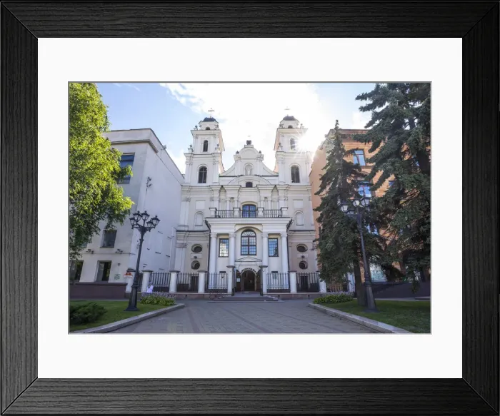 Framed Print : Catholic Church of St Virgin Mary, Minsk, Belarus Framed Print : Catholic Church of St Virgin Mary, Minsk, Belarus