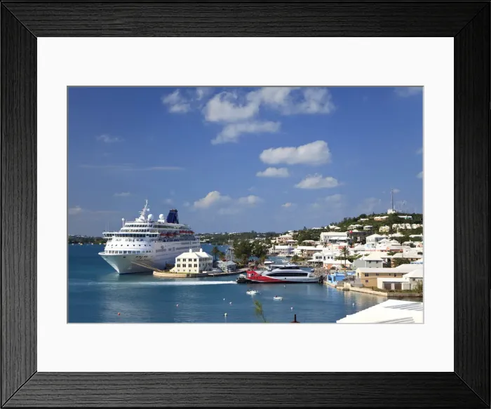 Framed Print : Bermuda, South Coast, St. George s Framed Print : Bermuda, South Coast, St. George s