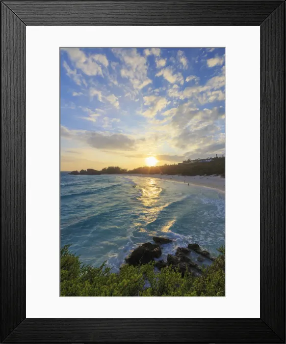 Framed Print : Bermuda, Southhampton Parish, Horseshoe Bay Beach Framed Print : Bermuda, Southhampton Parish, Horseshoe Bay Beach