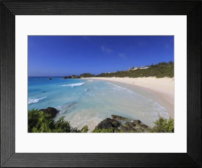 Framed Print : Bermuda, Southhampton Parish, Horseshoe Bay Beach Framed Print : Bermuda, Southhampton Parish, Horseshoe Bay Beach