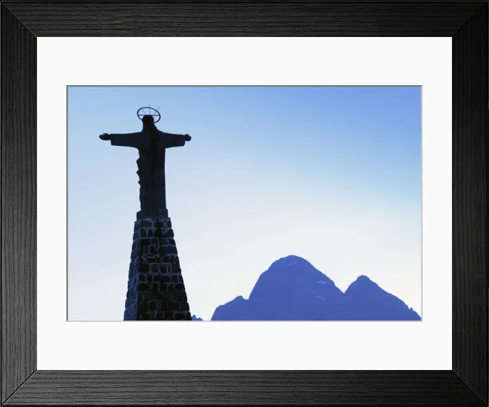 Framed Print : La Cumbre Pass, Statue of Jesus, Andes Mountains, The Worlds Most Dangerous Framed Print : La Cumbre Pass, Statue of Jesus, Andes Mountains, The Worlds Most Dangerous