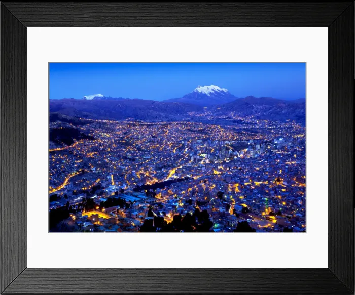 Framed Print : Mount Illimani, Andes Mountains, Templo Andino Jach a Apacheta Mirador, Views Framed Print : Mount Illimani, Andes Mountains, Templo Andino Jach a Apacheta Mirador, Views