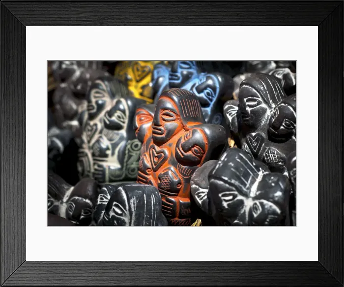 Framed Print : Witches Market, Mercado de las Brujas, Pachamama Statues For Sale, Mother Framed Print : Witches Market, Mercado de las Brujas, Pachamama Statues For Sale, Mother