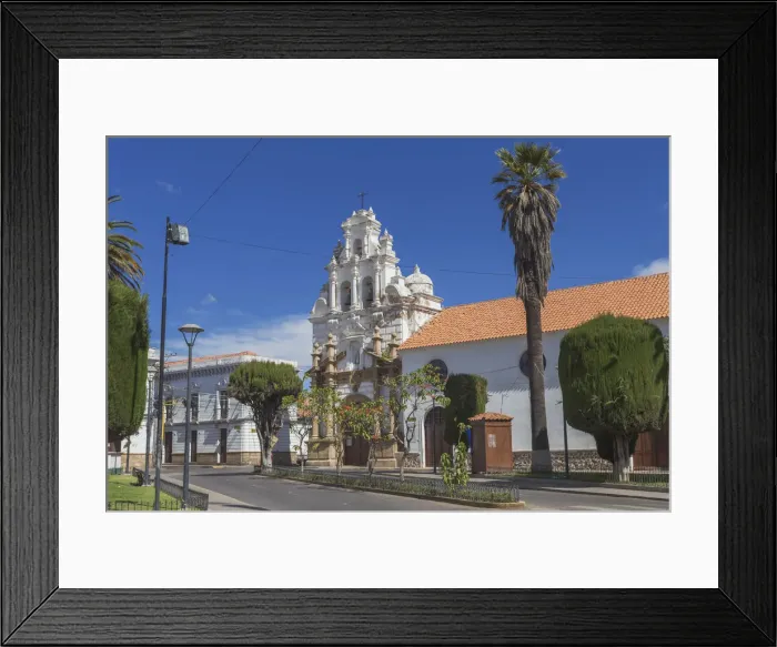 Framed Print : Santa Barbara hospital church, Sucre, Chuquisaca department, Bolivia Framed Print : Santa Barbara hospital church, Sucre, Chuquisaca department, Bolivia