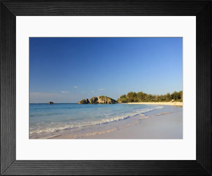 Framed Print : Bermuda, Southhampton Parish, Warwick Long bay Beach Framed Print : Bermuda, Southhampton Parish, Warwick Long bay Beach