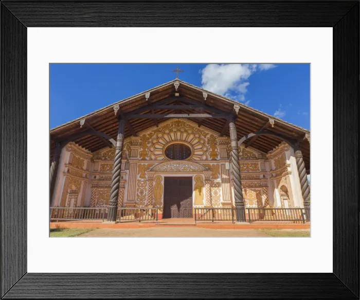 Framed Print : Missionary Jesuite church (1756), Jesuit Mission, San Jose de Chiquitos, Concepcion Framed Print : Missionary Jesuite church (1756), Jesuit Mission, San Jose de Chiquitos, Concepcion