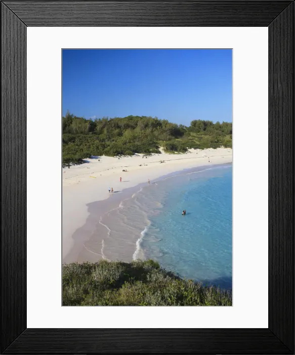 Framed Print : Bermuda, Southampton Parish, Warwick Long bay Beach Framed Print : Bermuda, Southampton Parish, Warwick Long bay Beach