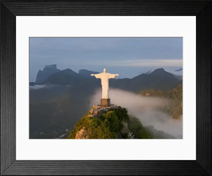 Framed Print : Statue of Jesus, known as Cristo Redentor (Christ the Redeemer), on Corcovado mountain Framed Print : Statue of Jesus, known as Cristo Redentor (Christ the Redeemer), on Corcovado mountain