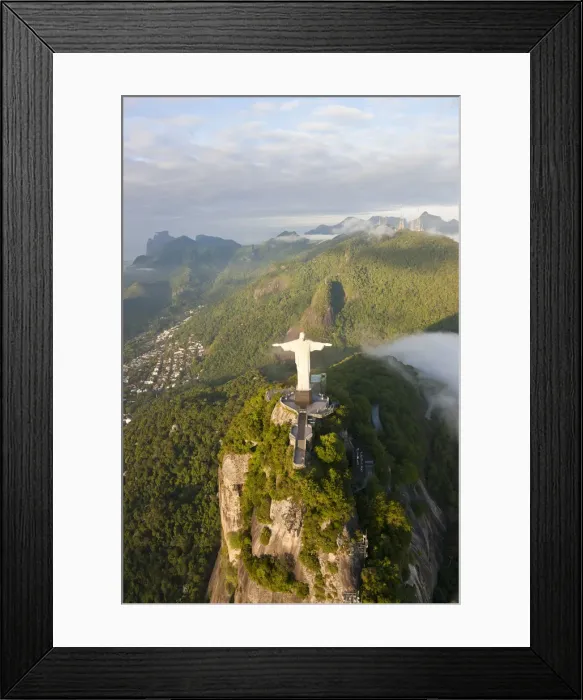 Framed Print : Statue of Jesus, known as Cristo Redentor (Christ the Redeemer), on Corcovado mountain Framed Print : Statue of Jesus, known as Cristo Redentor (Christ the Redeemer), on Corcovado mountain