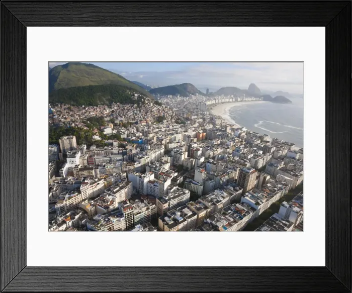 Framed Print : Ipanema & view over to Copacabana, Rio de Janeiro, Brazil Framed Print : Ipanema & view over to Copacabana, Rio de Janeiro, Brazil