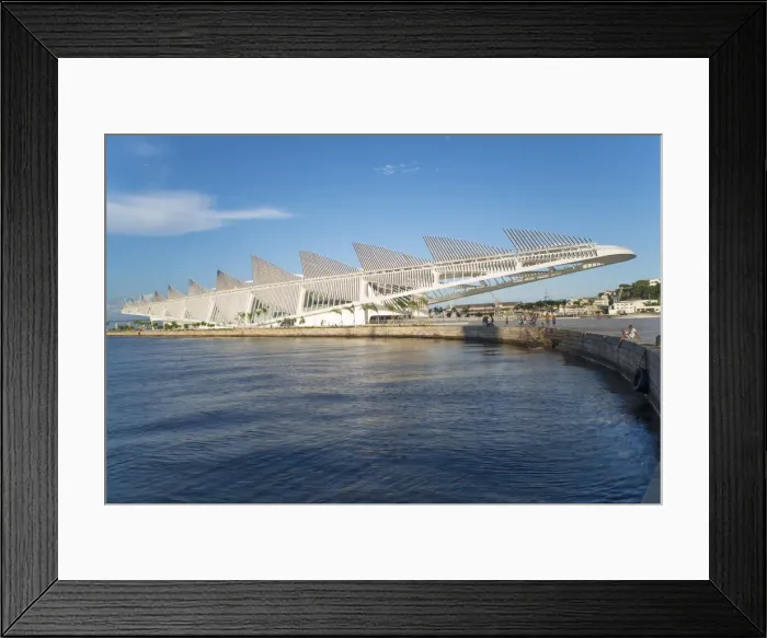 Framed Print : The Museu do Amanha (Museum of Tomorrow) by Santiago Calatrava opened December 2015 Framed Print : The Museu do Amanha (Museum of Tomorrow) by Santiago Calatrava opened December 2015