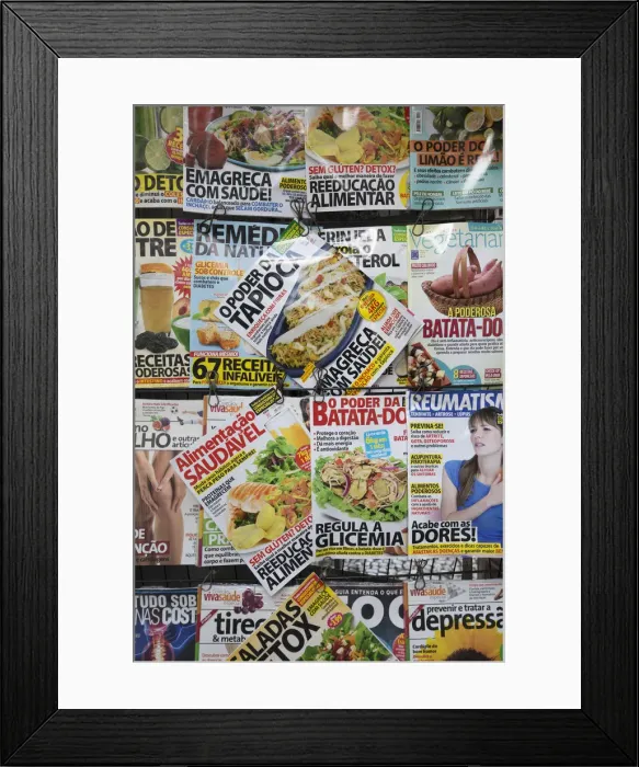 Framed Print : Magazines on display in Centro, Rio de Janeiro, Brazil Framed Print : Magazines on display in Centro, Rio de Janeiro, Brazil