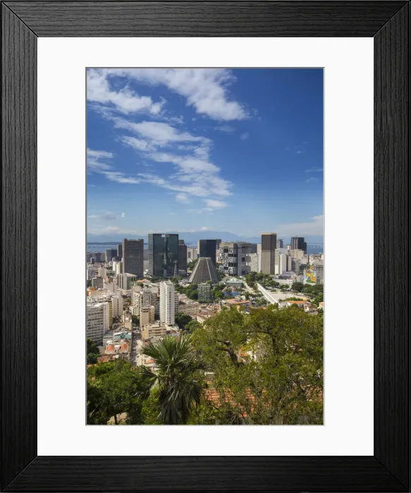 Framed Print : Centro skyline, Rio de Janeiro, Brazil Framed Print : Centro skyline, Rio de Janeiro, Brazil
