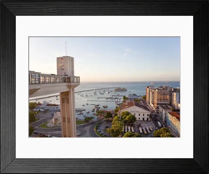 Framed Print : The Elevador Lacerda which links Salvador da Bahias Cidade Alta with Cidade Framed Print : The Elevador Lacerda which links Salvador da Bahias Cidade Alta with Cidade