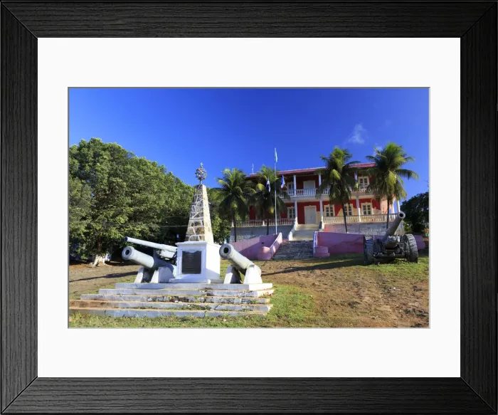 Framed Print : Brazil, Fernando de Noronha, Vila Dos Remedios town Framed Print : Brazil, Fernando de Noronha, Vila Dos Remedios town