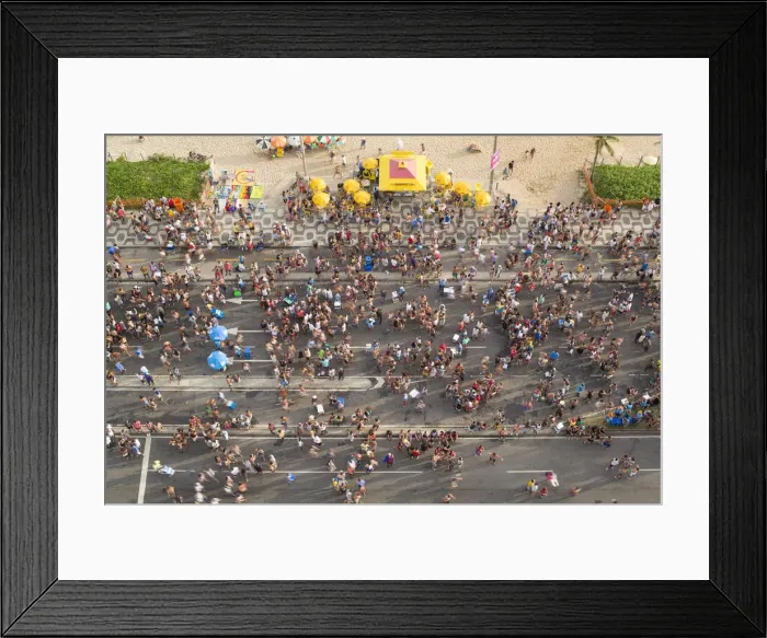 Framed Print : Ipanema Beach, Street carnival, Rio de Janeiro, Brazil, South America Framed Print : Ipanema Beach, Street carnival, Rio de Janeiro, Brazil, South America