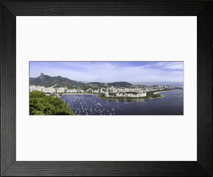 Framed Print : View of Rio Centro, Downtown, from Sugarloaf (Pao de Acucar) Mountain, Rio de Janeiro Framed Print : View of Rio Centro, Downtown, from Sugarloaf (Pao de Acucar) Mountain, Rio de Janeiro
