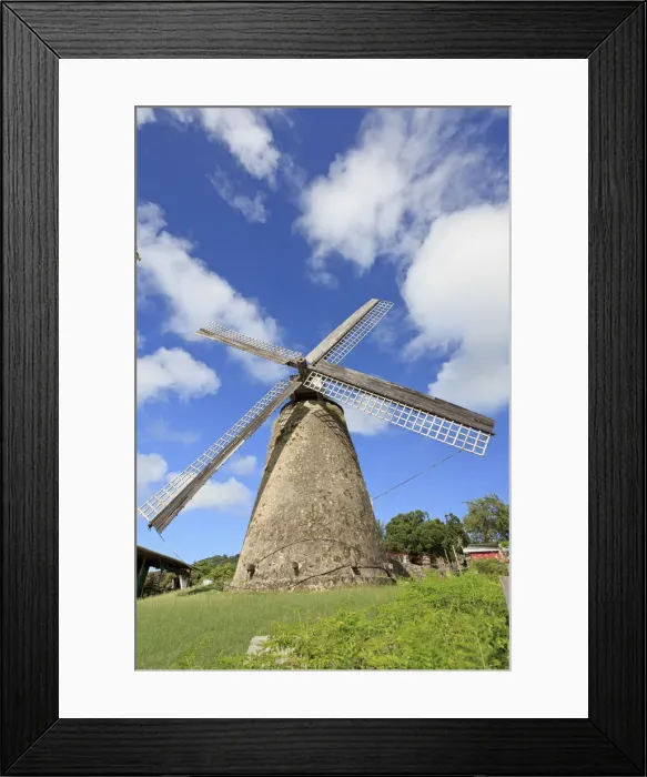 Framed Print : Caribbean, Barbados, Morgan Lewis Sugar Mill (Last working Mill in the Caribbean) Framed Print : Caribbean, Barbados, Morgan Lewis Sugar Mill (Last working Mill in the Caribbean)