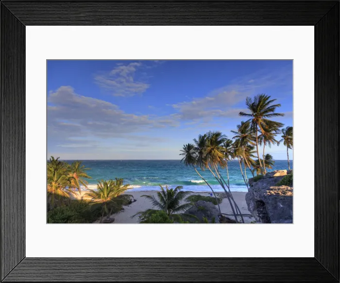Framed Print : Caribbean, Barbados, Bottom Bay Beach Framed Print : Caribbean, Barbados, Bottom Bay Beach